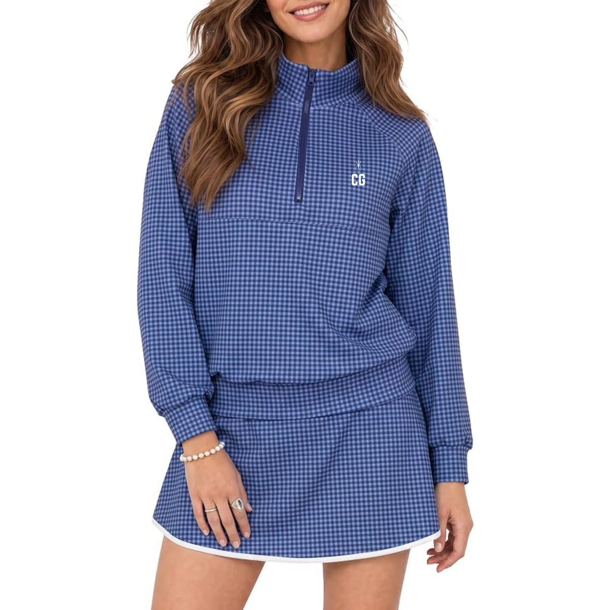 Gingham 2 Piece Women's Set